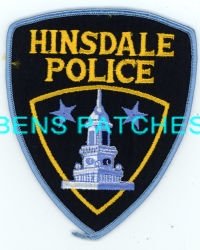 ILLINOIS,HINSDALE POLICE 7 GIVEN TO ME BY A RETIRED COLLECOR